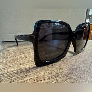 Oversized Black Square Women's Sunglasses